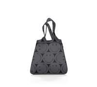 reisenthel Mini Maxi Shopper - Mochila compacta plegable - impermeable, Smiley Grey, Mittelgroß