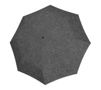 reisenthel Umbrella Pocket Classic - Paraguas de Bolsillo Compacto Fabricado con Botellas Pet recicladas, con diseño de Mango ergonómico, en Plata Twist Silver
