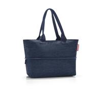 reisenthel shopper e1 - Bolsa grande - Espacio para la compra pequeña y grande, Twist Navy, Talla única para todos, Contemporáneo