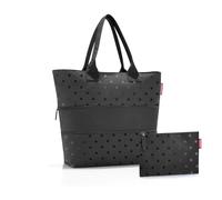 reisenthel Shopper E1 Set #1, Lunares Brillantes Negro