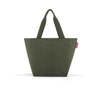 reisenthel shopper - Espaciosa bolsa de compras y elegante bolso en uno - de material impermeable, Cord Dark Matcha, Talla única para todos, Moderno y atemporal