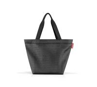 reisenthel Shopper - Espaciosa bolsa de compras y elegante bolso en uno - de material impermeable, malla, negro, medium, Contemporáneo