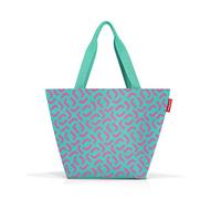 reisenthel shopper M op-art - Espaciosa bolsa de compras y elegante bolso en uno - de material impermeable, Signature Spectra Green, M