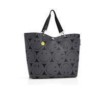 reisenthel shopper XL - Espaciosa bolsa de compras y elegante bolso en uno - de material impermeable, Smiley Grey, extra-large