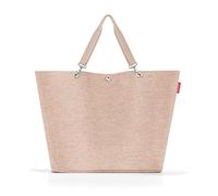 reisenthel shopper XL twist coffee - Amplia bolsa de la compra y elegante bolso de mano en uno - Hecho de material repelente al agua