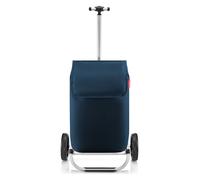 reisenthel Shopping Trolley Dark Blue - Carrito de Compras Ligero y Espacioso para la Compra semanal