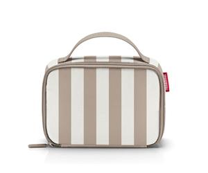 reisenthel Thermocase - Bolsa isotérmica pequeña para cosméticos, medicamentos, aperitivos, etc. - Hecho de material impermeable, Summerstripes Coffee, Talla única para todos, Casual