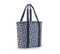reisenthel thermoshopper - Bolsa Nevera térmica para IR de Compras o de Picnic con 2 Asas, Fabricada con Material Repelente al Agua, en Azul Signature Navy