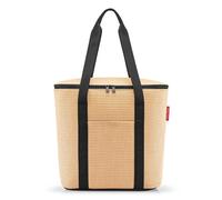 reisenthel Thermoshopper - Bolsa isotérmica para la Compra o Picnic con 2 Correas - Hecho de Material Impermeable, Raffia Black, Talla única, Bolsa más Fresca