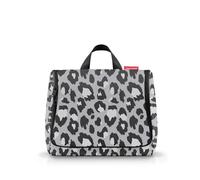 reisenthel toiletbag XL Práctico Neceser con Gancho, Material Impermeable, Leo Nero, 28 cm, Bolsa de baño XL Leo Nero