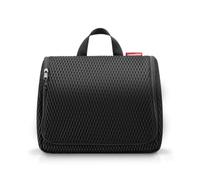 reisenthel toiletbag XL Práctico Neceser con Gancho, Material Impermeable, Malla, Negro, 28 cm, Neceser de Maquillaje
