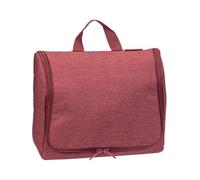 reisenthel toiletbag XL Práctico Neceser con Gancho, Material Impermeable, Twist Maroon, Mittelgroße