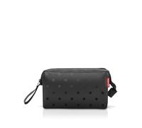 reisenthel Travelcosmetic - Bolsa de cosméticos de Viaje, Resistente, práctica y Resistente, Correa de Mano, Material Impermeable, Glossy Dots Black, Talla única, Casual