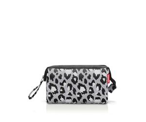 reisenthel Travelcosmetic - Bolsa de cosméticos de Viaje, Resistente, práctica y Resistente, Correa de Mano, Material Impermeable, Leo Nero, Talla única, Travelcosmetic Leo Nero