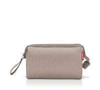 reisenthel Travelcosmetic - Bolsa de Viaje para cosméticos, Resistente, práctica y Resistente, Correa de Mano, Material Repelente al Agua, Mokka de Espiga, One Size, Clásico