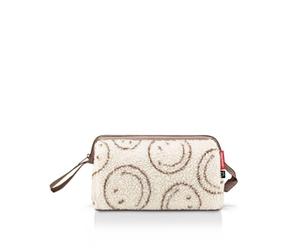 reisenthel Travelcosmetic - Bolsa de Viaje para cosméticos, Resistente, práctica y Resistente, Correa de Mano, Material Repelente al Agua, Peluche de Chocolate Sonriente, One Size, Clásico