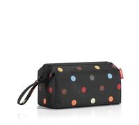 reisenthel travelcosmetic florist indigo - Robusto y práctico neceser de viaje, correa de mano, material hidrófugo, Couleur:dots