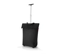 reisenthel Trolley M - Carrito de Dos Ruedas portátil para irte de Compras, con Cremallera y Mucho Espacio para almacenar, Hecho de Tela Repelente al Agua, en Negro