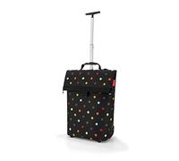reisenthel Trolley M - Carrito de Dos Ruedas portátil para irte de Compras, con Cremallera y Mucho Espacio para almacenar, Hecho de Tela Repelente al Agua, en Puntos
