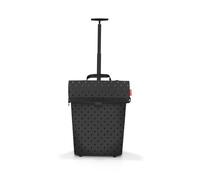 reisenthel Trolley M - Carro de la Compra portátil con Marco de Aluminio Resistente - Hecho de Material Impermeable, Glassy Dots Black, Talla única, Carro M Frame Glossy Dots Black