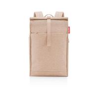 reisenthel Urban Rolltop Backpack - Mochila Delgada, Pura, Urbana y Elegante, diseño Moderno, espaciosa Mochila para Ocio, Viajes de Trabajo y Viajes por la Ciudad, Twist Coffee, Talla única, Urban