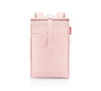 reisenthel Urban Rolltop Backpack - Mochila Delgada, Pura, Urbana y Elegante, diseño Moderno, espaciosa Mochila para Ocio, Viajes de Trabajo y Viajes por la Ciudad, Twist Blush, Talla única, Urban