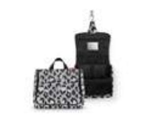 Reisenthel wo7073 bolsa de aseo 4 l poliéster negro, blanco