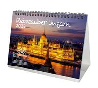 Reisezauber Hungría Calendario de mesa DIN A5 para 2026, Budapest, viajes, vacaciones, vacaciones - Seelenzauber