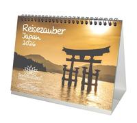 Reisezauber Japón DIN A5 Calendario de mesa para 2026 Japón Tokio Ciudad Viaje País Vacaciones - Seelenzauber