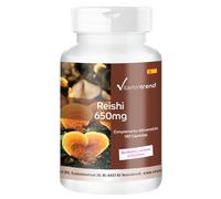 ¡Reishi 650mg - con 1950mg de polvo de Reishi por dosis diaria - Ganoderma lucidum - vegano - ! DURANTE 3 MESES | Vitamintrend
