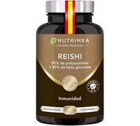 Reishi BIO | 6000 mg | Ganoderma Lucidum | 60 Cápsulas Veganas | Extracto 5:1 | Hongo adaptógeno | 50% de polisacáridos | 25% de betaglucanos | Nutrimea