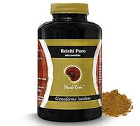 Reishi (Ganoderma Lucidum) 100g en polvo BIO. MundoReishi. Tomar una cucharita disuelta en cualquier líquido.