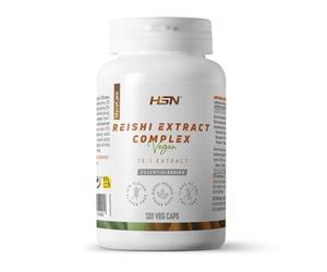 Reishi Puro 15000 MG - Ganoderma lucidum - de HSN | 120 Cápsulas Vegetales con 30% Polisacáridos, 20% Betaglucano, 2% Triterpenos | 15x Veces Más Concentrado | No-GMO, Vegano, Sin Gluten