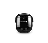 REISHUNGER Mini Arrocera, negro | 0,3 L - 1-2 porciones | revestimiento cerámico de alta calidad - Sartén Premium | Tamaño manejable para hogares pequeños y para llevar