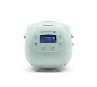 Reishunger Mini Olla Arrocera Programable y Vaporera en Menta hasta 3 Personas - Hervidor de Arroz con 8 Programas - Con Pantalla LED y Función Automática de Mantenimiento del Calor
