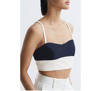 Reiss Amara Block Tank Top Cami Talla: 8 | Camisetas de Tirantes Outlet | Mujer
