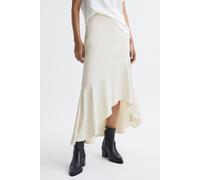 Reiss Asymmetric Slip Skirt Ivory Talla: 6 | Faldas midi Outlet | Mujer | Blanco