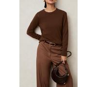 Reiss Crew Neck Jumper Toffee Brown Talla: XS | Sudaderas con Capucha Outlet | Mujer | Marrón