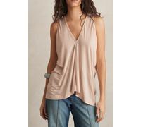 Reiss Drape V Neck Top Pink Talla: M | Camisetas de Tirantes Outlet | Mujer | Rosa