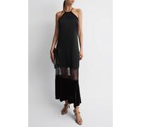 Reiss Lace Panel Maxi Dress - Black Talla: 4 | Vestidos Maxi Outlet | Mujer | Negro