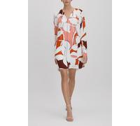 Reiss Printed Shift Dress Cream/red Talla: 8 | Mini Vestidos Outlet | Mujer | Blanco