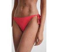 Reiss Ripley-tie Side Bikini Bo Bright Coral Talla: 14 | Bikinis Outlet | Mujer | Naranja