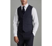 Reiss Travel Plain Weave Modern Waistcoat Navy Talla: 40 | Trajes Outlet | Hombre | Azul