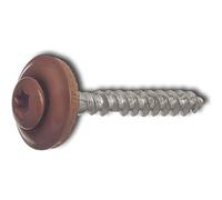 Reisser-Schraubentechnik 06448/4 RAL8004 - Tornillo de donación (4,5 x 25 TX20, acero inoxidable A2, cabeza revestida, contenido: 200 unidades)