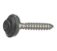 Reisser-Schraubentechnik 09416/0 RAL6005 - Tornillo de donación (4,5 x 35 TX20, acero inoxidable A2, cabeza revestida, contenido: 200 unidades)