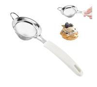 Reissieb, Edelstahl Doppelschicht 30 Mesh Nudelsieb, Küchensieb Für Sieben Abtropfen Filtern Spülen Entsaften Kochen HaushaltRutschfester Komfortgriff