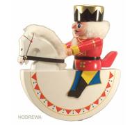 Reiterlein Rey 19cm NUEVO Cascanueces Figura Navideña Madera Erzgebirge
