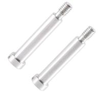 REITINGE 2 tornillos giratorios centrales multiusos de repuesto de 4 mm de acero inoxidable para tocadiscos profesionales