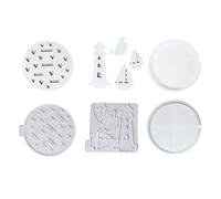 REITINGE 3 moldes para manualidades marinas para decoración de timón, anclajes de faro, decoración de timón, jabón de chocolate, moldes de silicona para manualidades