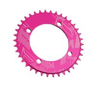 REITINGE 32T/34T/36T/38T - Juego de bielas de repuesto para bicicleta de carretera de una sola placa redonda de dientes de ciclismo, piezas duraderas para bicicleta, manivela estrecha y ancha